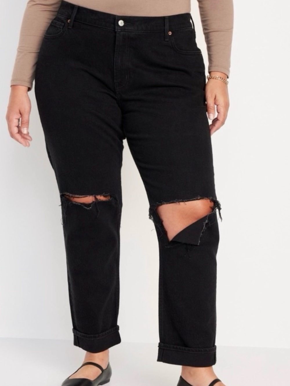 Old Navy Mid Rise Boyfriend Jeans | Plus Size 24